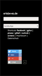 Mobile Screenshot of erlebe-es.de